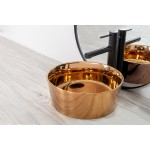 Накладной умывальник Rea Ida Slim Rose Gold Накладной умывальник Rea Ida Slim Rose Gold